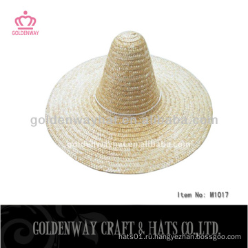 Соломенная шляпа cowboy sombrero для взрослых